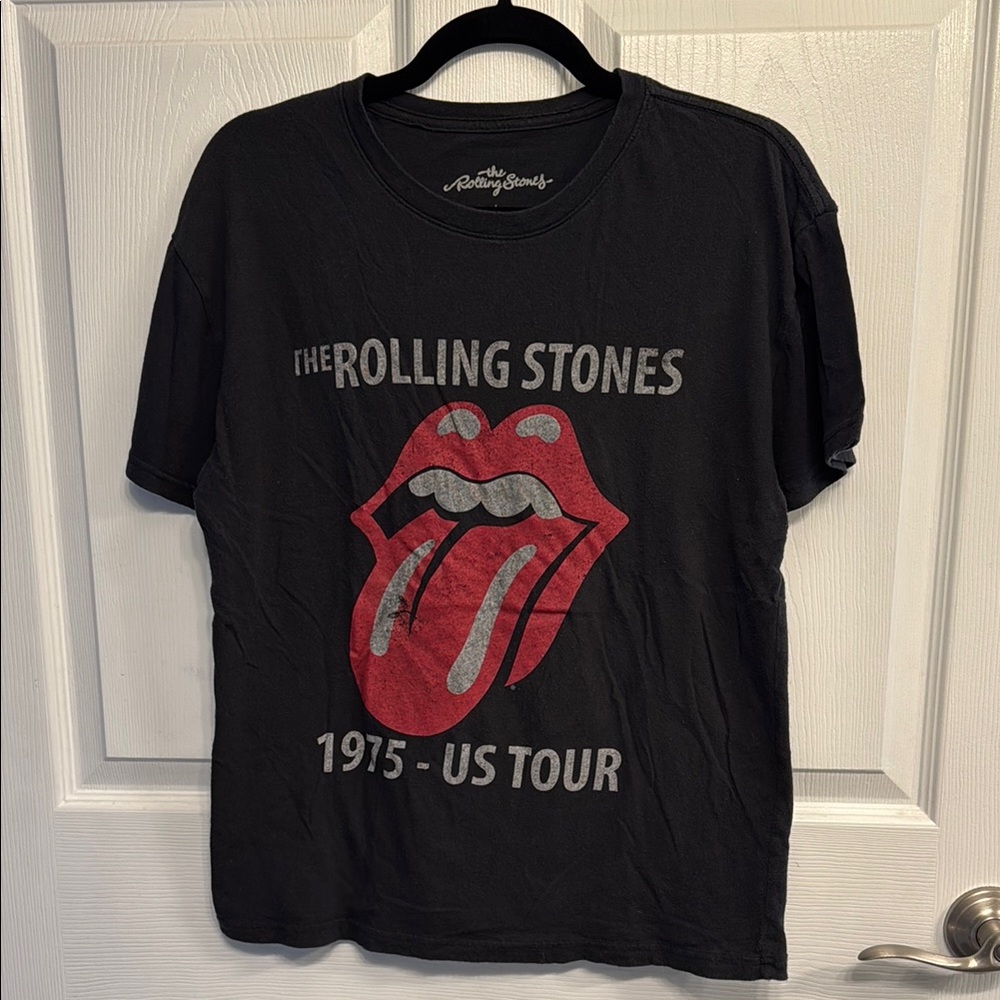 The Rolling Stones Black and Red Short Sleeve Tee
